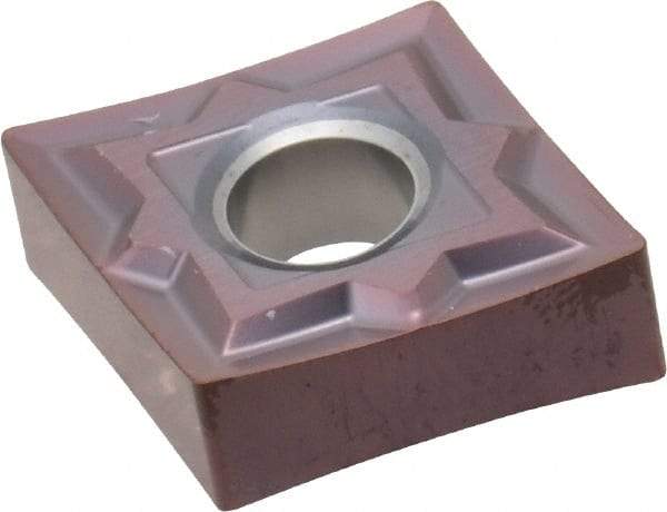 Seco - CNMP432 MF1 Grade TH1000 Carbide Turning Insert - TiAlSiN Finish, 80° Diamond, 1/2" Inscr Circle, 3/16" Thick, 1/32" Corner Radius - Eagle Tool & Supply