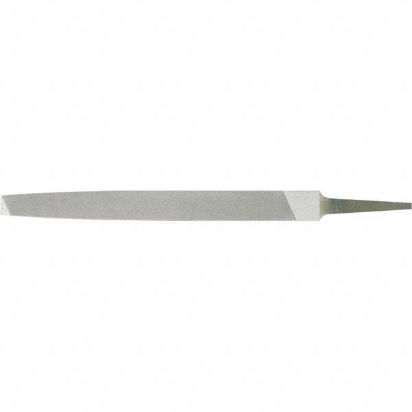 Stanley - 10" Long, Bastard Cut, Flat American-Pattern File - Single Cut - Eagle Tool & Supply