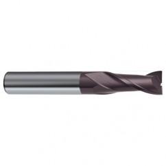 8.5mm Dia. x 67mm Overall Length 2-Flute Square End Solid Carbide SE End Mill-Round Shank-Center Cut-Firex - Eagle Tool & Supply