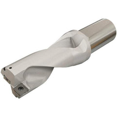 Iscar - 34mm Max Drill Depth, 2xD, 17mm Diam, Indexable Insert Drill - 2 Inserts, 20mm Shank Diam, Whistle Notch Shank - Eagle Tool & Supply