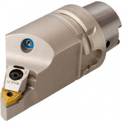 Iscar - Right Hand Cut, Size HSK A63, WN.. Insert Compatiblity, Internal or External Modular Turning & Profiling Cutting Unit Head - 110mm Head Length, Through Coolant, Series Multi-Wedge - Eagle Tool & Supply