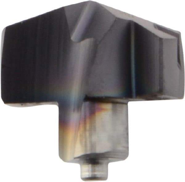 Iscar - Series ICM, 11.91mm Diam Grade IC908 140° Replaceable Drill Tip - Carbide, TiAlN Finish, 11 Seat Size - Eagle Tool & Supply