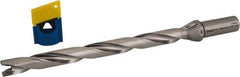 Iscar - 0.669" to 0.705" Diam, 12xD, 8.03" Max Depth, 3/4" Shank Diam, 11.06" OAL, Replaceable-Tip Drill - FCP, ICK, ICK-2M, ICM, ICN, ICP, iCP-2M Insert, 17 Seat Size, 36840890 Toolholder, Series SumoCham - Eagle Tool & Supply