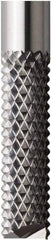 Seco - 4mm Diam, End Mill End, Solid Carbide Diamond Pattern Router Bit - Right Hand Cut, 50mm OAL, Use on Composites - Eagle Tool & Supply