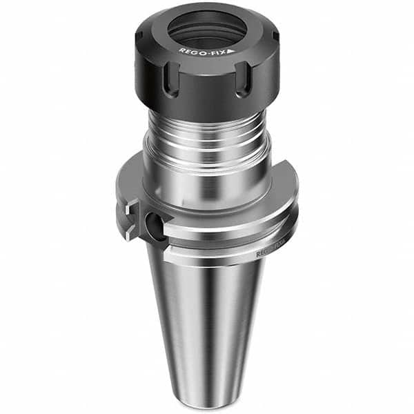 Collet Chuck: 1 to 16 mm Capacity, ER Collet, Taper Shank 6″ Projection, 0.0001″ TIR, Balanced to 25,000 RPM, Through Coolant