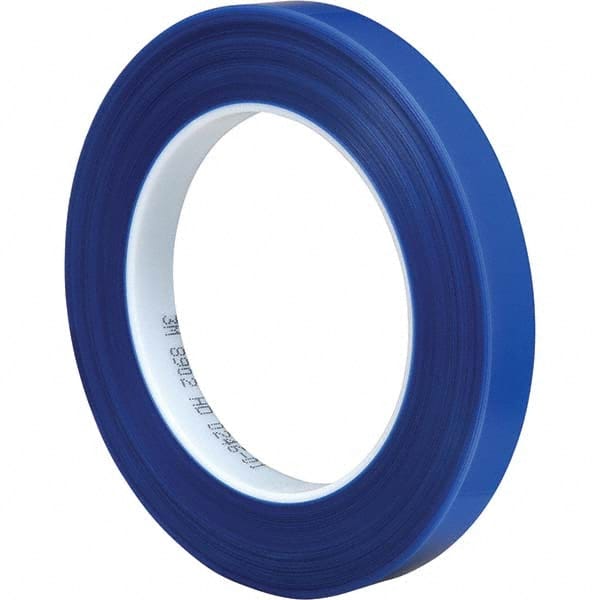 3M - 72 Yd x 12" Blue Polyester Film Tape - Eagle Tool & Supply