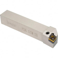 Iscar - PCLN, Right Hand Cut, 1-1/4" Shank Height x 1-1/4" Shank Width, Negative Rake Indexable Turning Toolholder - 6" OAL, CNMX Insert Compatibility, Series Heliturn - Eagle Tool & Supply