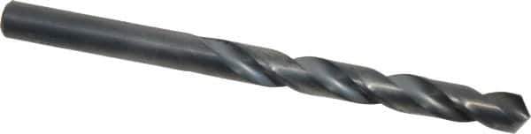 Chicago-Latrobe - 8.5mm 118° High Speed Steel Jobber Drill - Oxide Finish, Right Hand Cut, Spiral Flute, Straight Shank, 117mm OAL, Standard Point - Eagle Tool & Supply