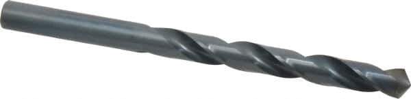 Chicago-Latrobe - 9.7mm 118° High Speed Steel Jobber Drill - Oxide Finish, Right Hand Cut, Spiral Flute, Straight Shank, 133mm OAL, Standard Point - Eagle Tool & Supply