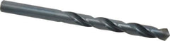 Chicago-Latrobe - 9.7mm 118° High Speed Steel Jobber Drill - Oxide Finish, Right Hand Cut, Spiral Flute, Straight Shank, 133mm OAL, Standard Point - Eagle Tool & Supply