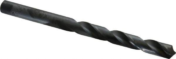 Chicago-Latrobe - 10mm 118° High Speed Steel Jobber Drill - Oxide Finish, Right Hand Cut, Spiral Flute, Straight Shank, 133mm OAL, Standard Point - Eagle Tool & Supply