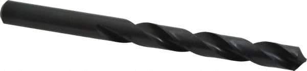 Chicago-Latrobe - 10.5mm 118° High Speed Steel Jobber Drill - Oxide Finish, Right Hand Cut, Spiral Flute, Straight Shank, 133mm OAL, Standard Point - Eagle Tool & Supply