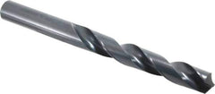 Chicago-Latrobe - 17.5mm 118° High Speed Steel Jobber Drill - Oxide Finish, Right Hand Cut, Spiral Flute, Straight Shank, 191mm OAL, Standard Point - Eagle Tool & Supply
