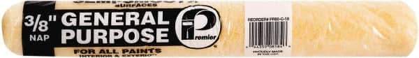 Premier Paint Roller - 3/8" Nap, 18" Wide Paint Roller Cover - Semi-Smooth Texture, Polyester - Eagle Tool & Supply