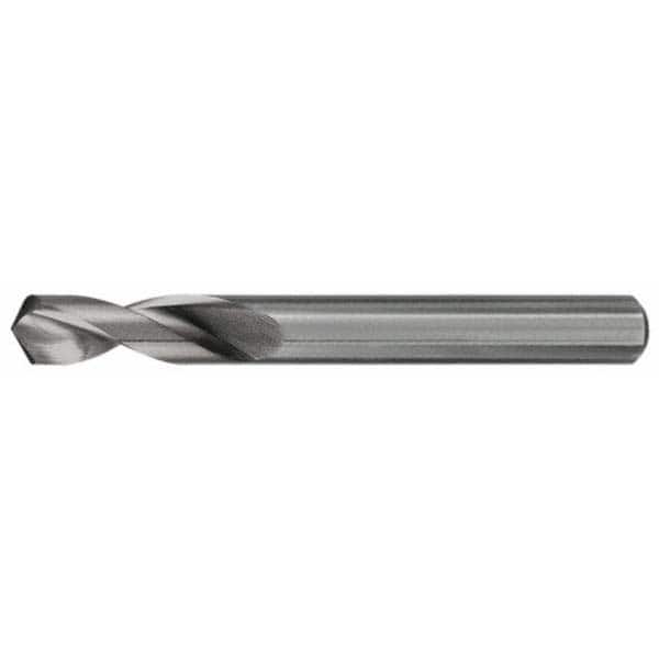 Walter-Titex - 8mm Body Diam, 120°, 60mm OAL, Solid Carbide Spotting Drill - Eagle Tool & Supply