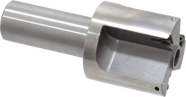 Everede Tool - 1-1/2 Inch Diameter, Interchangeable Pilot, Straight 3/4 Inch Shank Diameter, 3 Insert, Indexable Counterbore - 3.2 Inch Overall Length, TPGH 215 Insert, 5/16 Inch Pilot Hole Diameter Compatibility - Eagle Tool & Supply