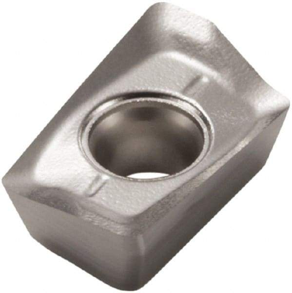 Seco - XOEX060202 E03 Grade H15 Carbide Milling Insert - Uncoated, 0.096" Thick, 0.008" Corner Radius - Eagle Tool & Supply