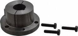 Browning - 1-1/8" Bore, 1/4" Wide Keyway, 1/8" Deep Keyway, B Sprocket Bushing - 2.557 to 2-5/8" Outside Diam, For Use with B5V Sheaves - Eagle Tool & Supply
