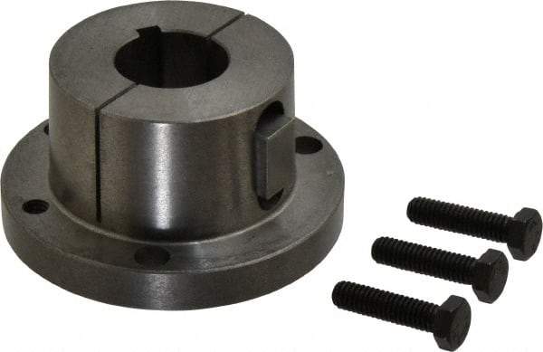 Browning - 1-3/16" Bore, 1/4" Wide Keyway, 1/8" Deep Keyway, B Sprocket Bushing - 2.557 to 2-5/8" Outside Diam, For Use with B5V Sheaves - Eagle Tool & Supply