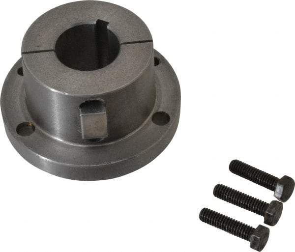 Browning - 1-1/4" Bore, 1/4" Wide Keyway, 1/8" Deep Keyway, B Sprocket Bushing - 2.557 to 2-5/8" Outside Diam, For Use with B5V Sheaves - Eagle Tool & Supply