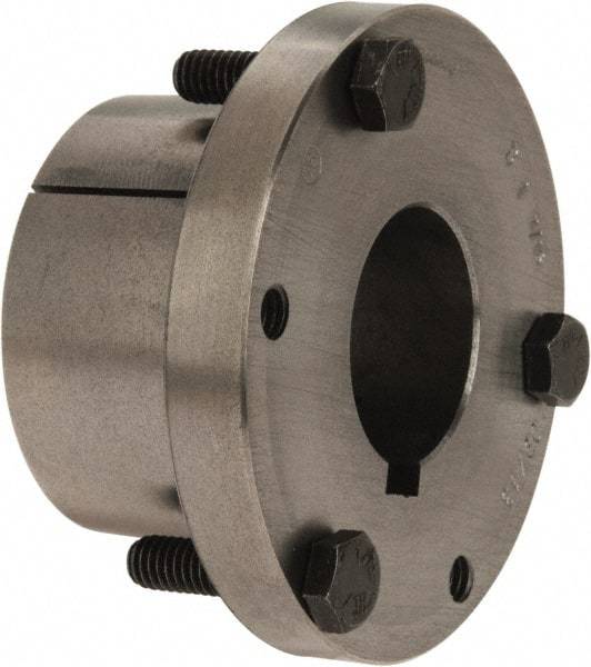 Browning - 1-7/16" Bore, 3/8" Wide Keyway, 3/16" Deep Keyway, B Sprocket Bushing - 2.557 to 2-5/8" Outside Diam, For Use with B5V Sheaves - Eagle Tool & Supply