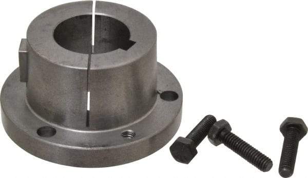 Browning - 1-1/2" Bore, 3/8" Wide Keyway, 3/16" Deep Keyway, B Sprocket Bushing - 2.557 to 2-5/8" Outside Diam, For Use with B5V Sheaves - Eagle Tool & Supply