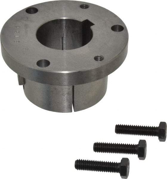 Browning - 1-5/8" Bore, 3/8" Wide Keyway, 3/16" Deep Keyway, B Sprocket Bushing - 2.557 to 2-5/8" Outside Diam, For Use with B5V Sheaves - Eagle Tool & Supply