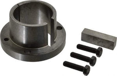 Browning - 2-1/8" Bore, 1/2" Wide Keyway, 1/4" Deep Keyway, B Sprocket Bushing - 2.557 to 2-5/8" Outside Diam, For Use with B5V Sheaves - Eagle Tool & Supply