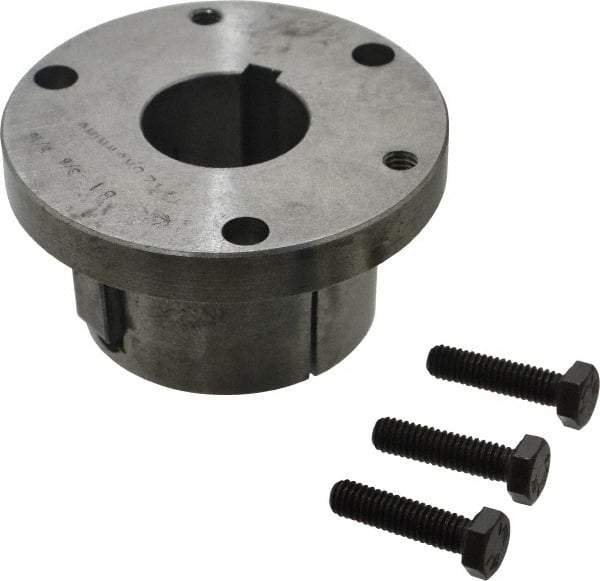 Browning - 1-3/8" Bore, 5/16" Wide Keyway, 5/32" Deep Keyway, B Sprocket Bushing - 2.557 to 2-5/8" Outside Diam, For Use with B5V Sheaves - Eagle Tool & Supply