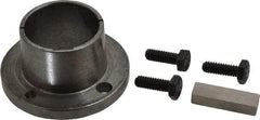 Browning - 1-3/8" Bore, 3/8" Wide Keyway, 3/16" Deep Keyway, H Sprocket Bushing - 1.57 to 1-5/8" Outside Diam, For Use with Split Taper Sprockets & Sheaves - Eagle Tool & Supply