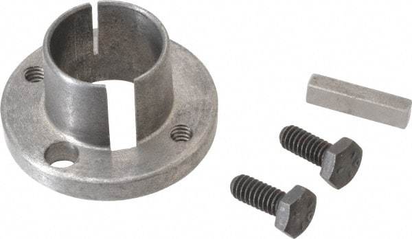 Browning - 1" Bore, 1/4 x 5/8 Thread, 1/4" Wide Keyway, 1/8" Deep Keyway, G Sprocket Bushing - 1.133 to 1.172" Outside Diam, For Use with Split Taper Sprockets & Sheaves - Eagle Tool & Supply