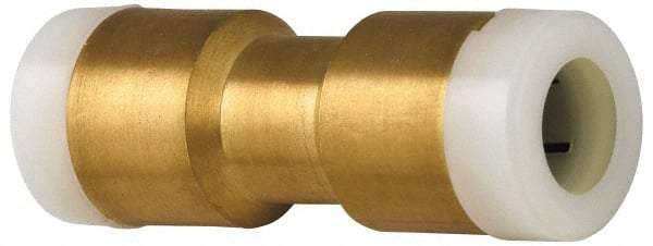 Watts - 1 x 3/4" Outside Diam, Brass Push-to-Connect Tube Union - Tube to Tube Connection, EPDM O-Ring - Eagle Tool & Supply