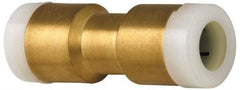 Watts - 1 x 3/4" Outside Diam, Brass Push-to-Connect Tube Union - Tube to Tube Connection, EPDM O-Ring - Eagle Tool & Supply