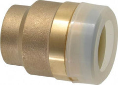 Watts - 3/4" Outside Diam, Brass Push-to-Connect Tube End Stop - Tube to Tube Connection, EPDM O-Ring - Eagle Tool & Supply