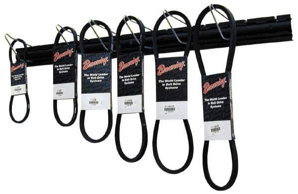 Browning - Belt Rack - 36" OAL x 3" Overall Width, 3" High - Eagle Tool & Supply