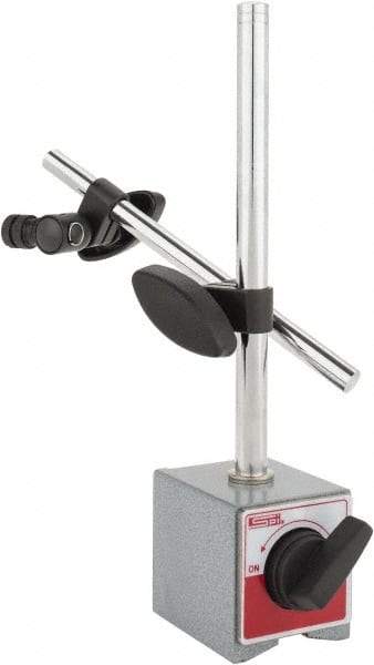 SPI - 175 Lb Magnetic Force, Indicator Positioner & Holder with Base - Post & Rod, Rectangular Base, 2-1/8" Base Height, 2-1/4" Base Length, 2" Base Width - Eagle Tool & Supply