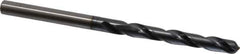 OSG - 15/64" 130° Powdered Metal Jobber Drill - V Finish, Right Hand Cut, Spiral Flute, Straight Shank, 101mm OAL, Standard Point - Eagle Tool & Supply