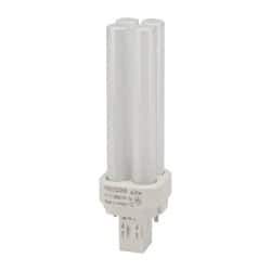 Philips - 13 Watt Fluorescent Commercial/Industrial 2 Pin Lamp - 2,700°K Color Temp, 860 Lumens, 58 Volts, PLC, 10,000 hr Avg Life - Eagle Tool & Supply