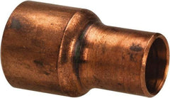Mueller Industries - 1/4 x 1/8" Wrot Copper Pipe Reducer Coupling - C x C, Solder Joint - Eagle Tool & Supply