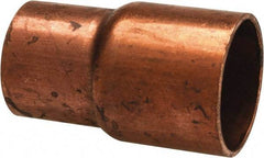 Mueller Industries - 5/8 x 1/2" Wrot Copper Pipe Reducer Coupling - C x C, Solder Joint - Eagle Tool & Supply