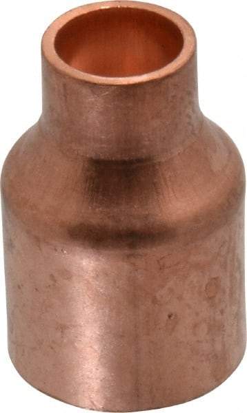Mueller Industries - 3/4 x 3/8" Wrot Copper Pipe Reducer Coupling - C x C, Solder Joint - Eagle Tool & Supply