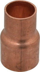 Mueller Industries - 1 x 3/4" Wrot Copper Pipe Reducer Coupling - C x C, Solder Joint - Eagle Tool & Supply
