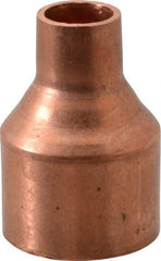 Mueller Industries - 1-1/4 x 1/2" Wrot Copper Pipe Reducer Coupling - C x C, Solder Joint - Eagle Tool & Supply