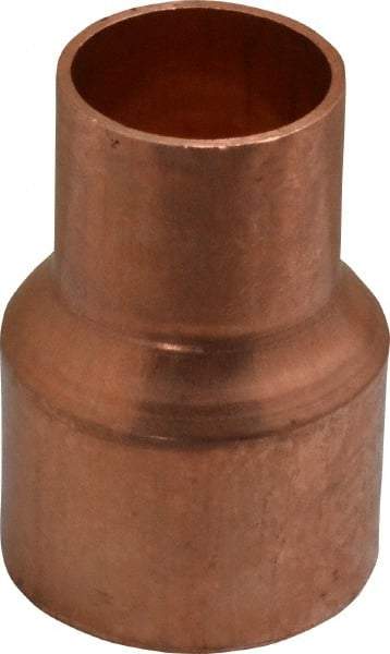 Mueller Industries - 1-1/2 x 1" Wrot Copper Pipe Reducer Coupling - C x C, Solder Joint - Eagle Tool & Supply