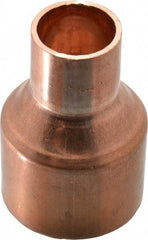 Mueller Industries - 1-1/2 x 3/4" Wrot Copper Pipe Reducer Coupling - C x C, Solder Joint - Eagle Tool & Supply