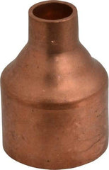 Mueller Industries - 1-1/2 x 1/2" Wrot Copper Pipe Reducer Coupling - C x C, Solder Joint - Eagle Tool & Supply