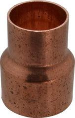 Mueller Industries - 2 x 1-1/2" Wrot Copper Pipe Reducer Coupling - C x C, Solder Joint - Eagle Tool & Supply