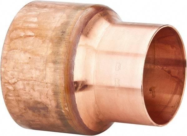 Mueller Industries - 4 x 3" Wrot Copper Pipe Reducer Coupling - C x C, Solder Joint - Eagle Tool & Supply