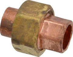 Mueller Industries - 3/8" Wrot Copper Pipe Union - C x C, Solder Joint - Eagle Tool & Supply
