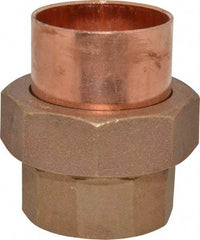 Mueller Industries - 2" Wrot Copper Pipe Union - C x C, Solder Joint - Eagle Tool & Supply